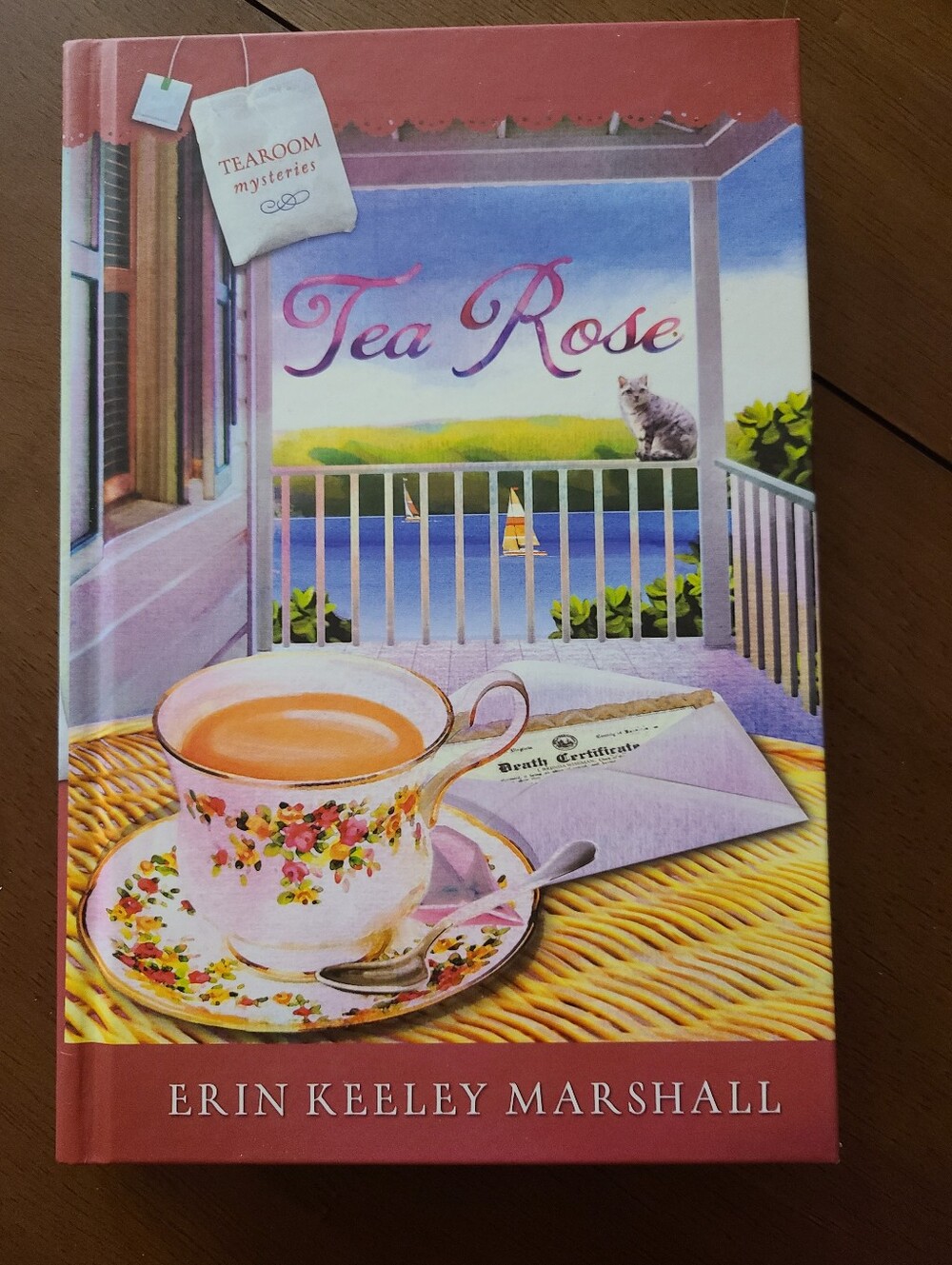 Tea Rose by Erin Keeley Marshall Hardcover Tearoom Mysteries Book #2 Guideposts